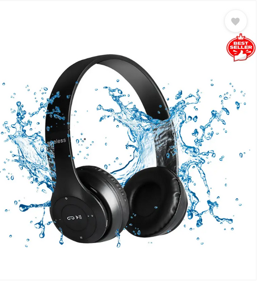 BEST BUY Wireless Bluetooth Headphone with Mic and FM SD Card Slot Bluetooth  (Black, On the Ear)