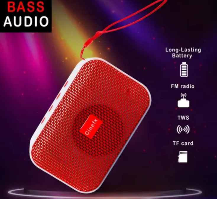 Mega Bass MINI Portable Wireless Bluetooth Premium Speaker 5 W Portable Bluetooth Party Speaker