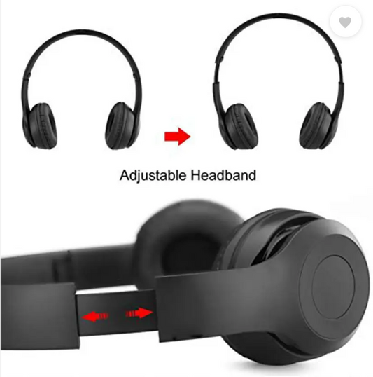 BEST BUY Wireless Bluetooth Headphone with Mic and FM SD Card Slot Bluetooth (Black, On the Ear)